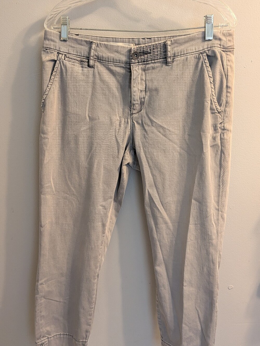 Pilcro and the Letterpress STET Cropped Pants - Gray, Size 30
